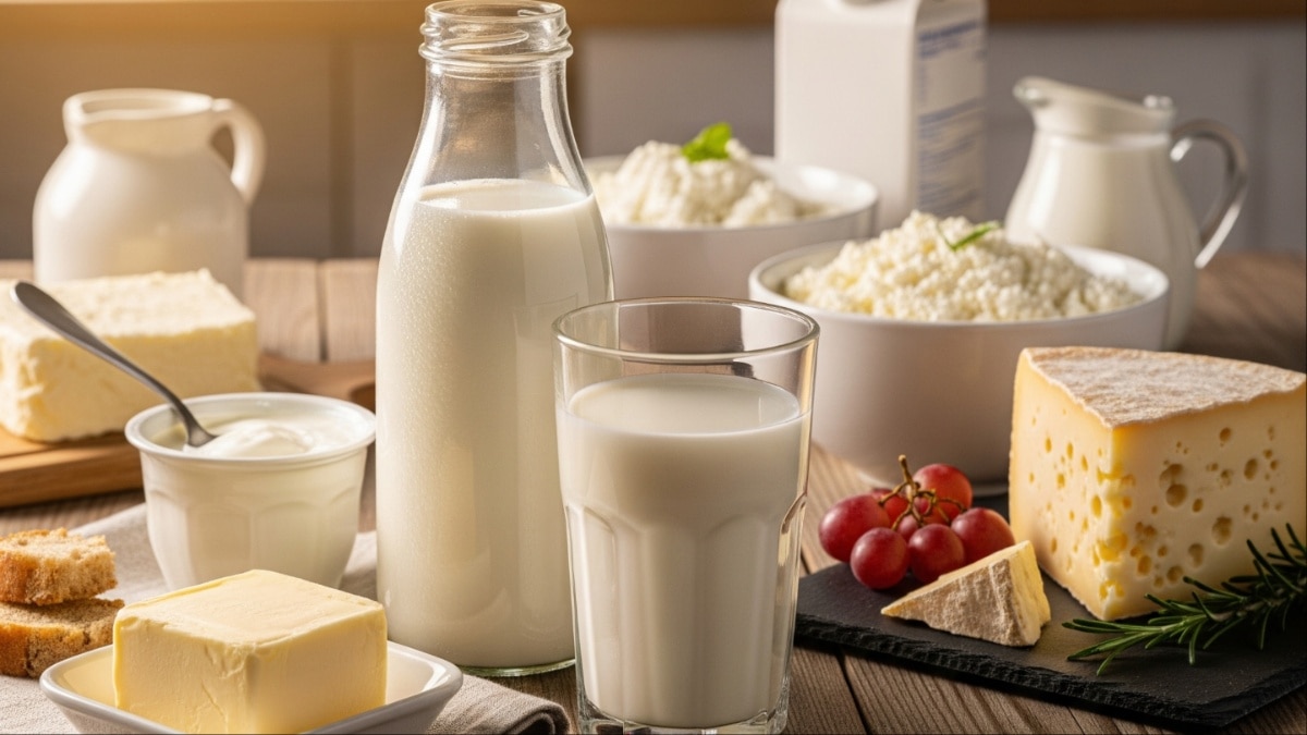 दूध और डेयरी प्रोडक्ट्स