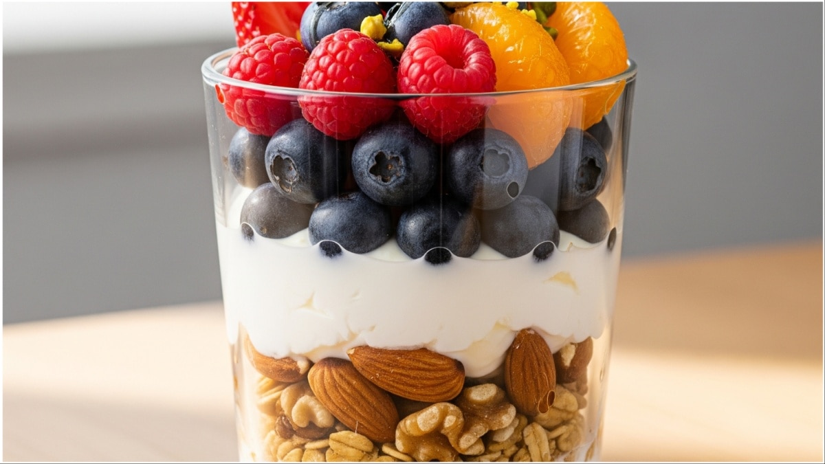  ग्रीक योगर्ट पार्फेट (photo: Gemini Generated)