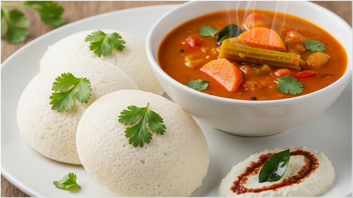  इडली-सांभर  (photo: Gemini Generated)