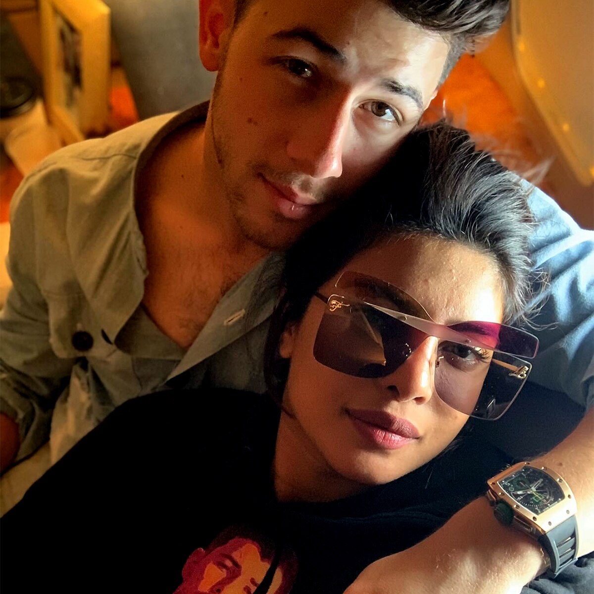 प्रियंका चोपड़ा और निक जोनस 