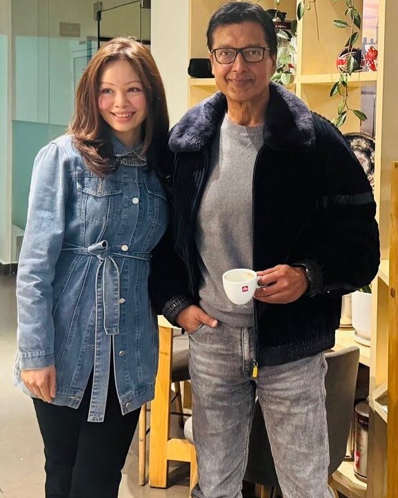 माधु भट्टराई, राजेश हमाल (Photo: Instagram @hamalrajesh)