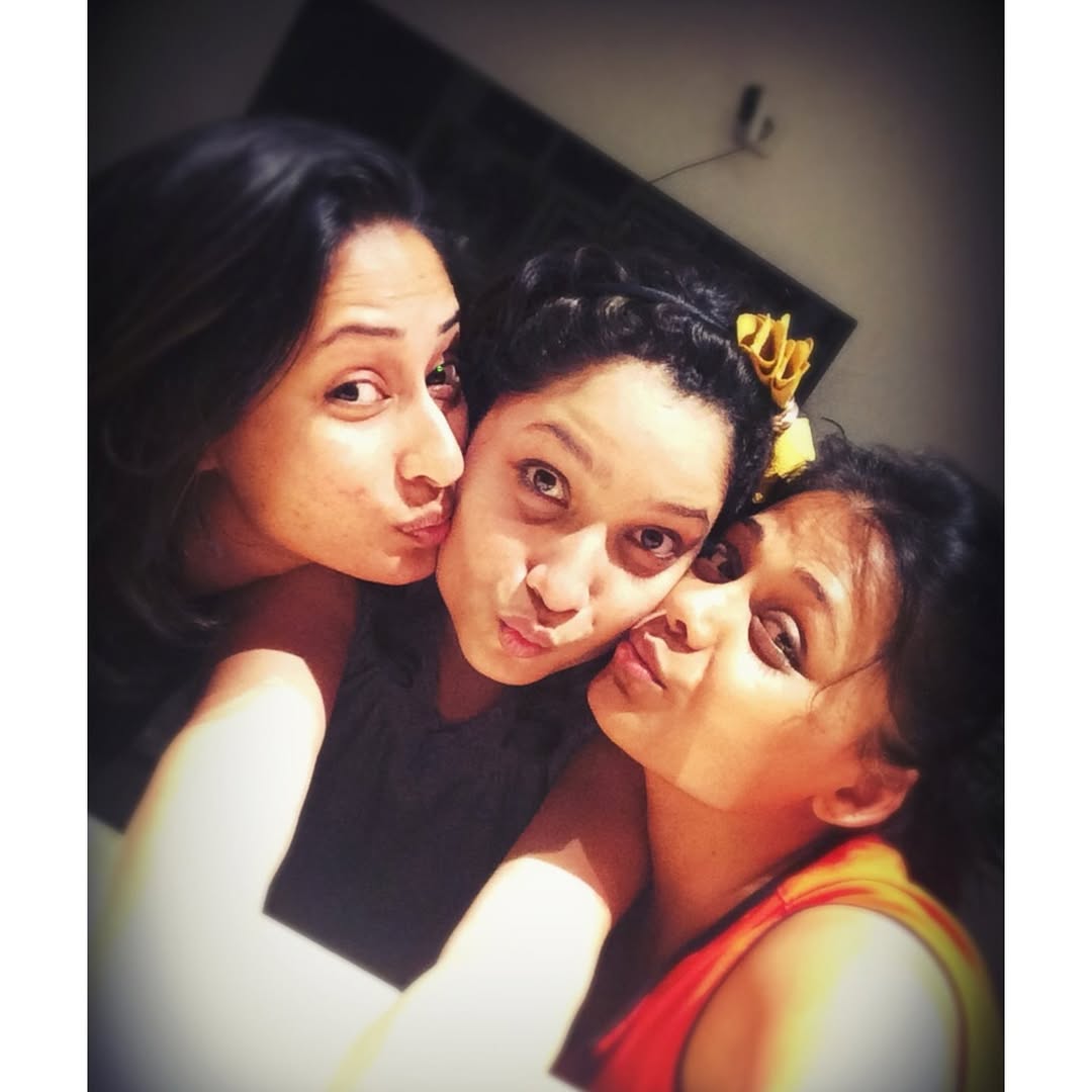 ankita lokhande with priya marathe