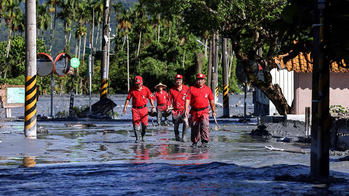 Typhoon Ragasa Taiwan Barrier Lake