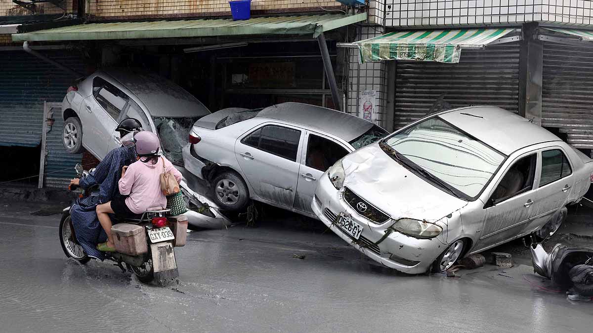 Typhoon Ragasa Taiwan Barrier Lake