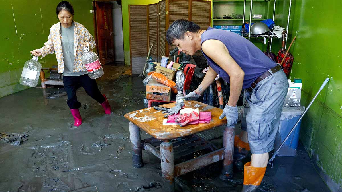 Typhoon Ragasa Taiwan Barrier Lake