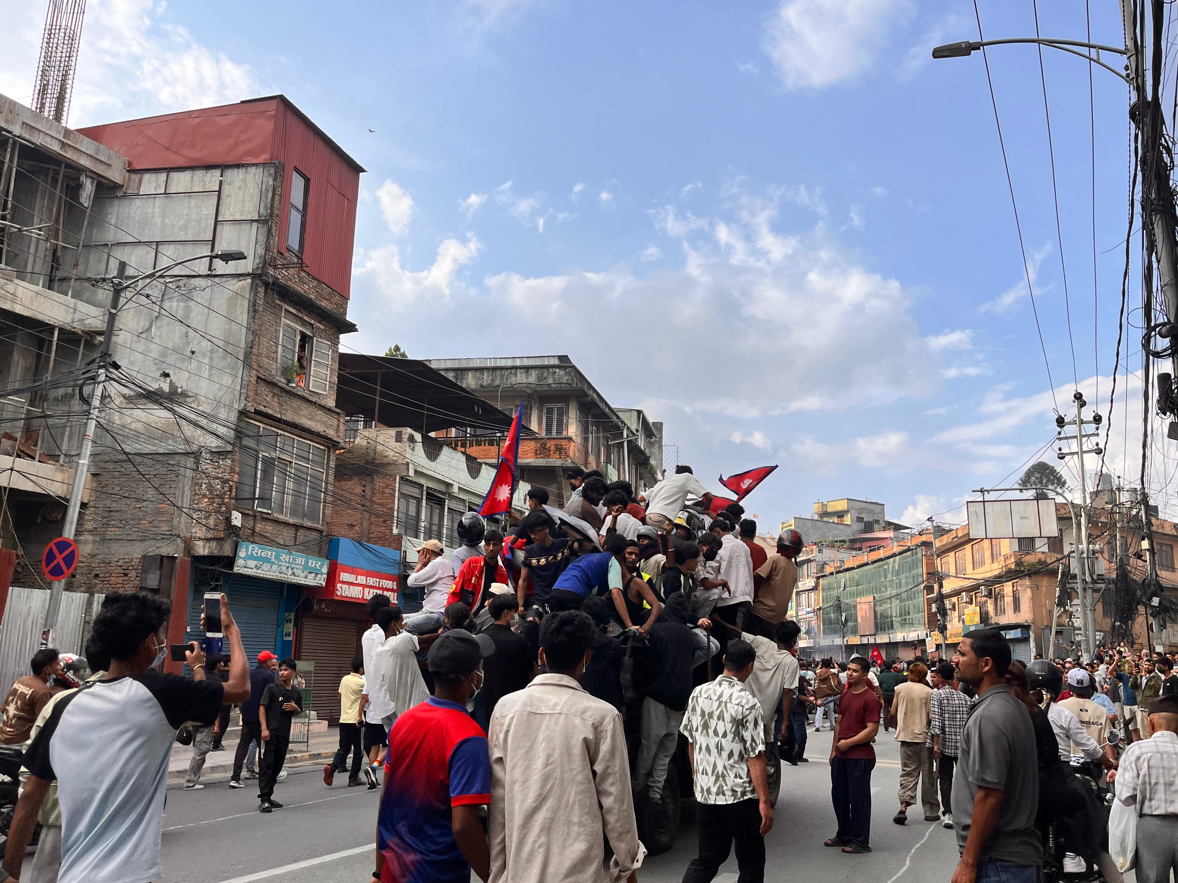 Nepal Gen Z victory parade