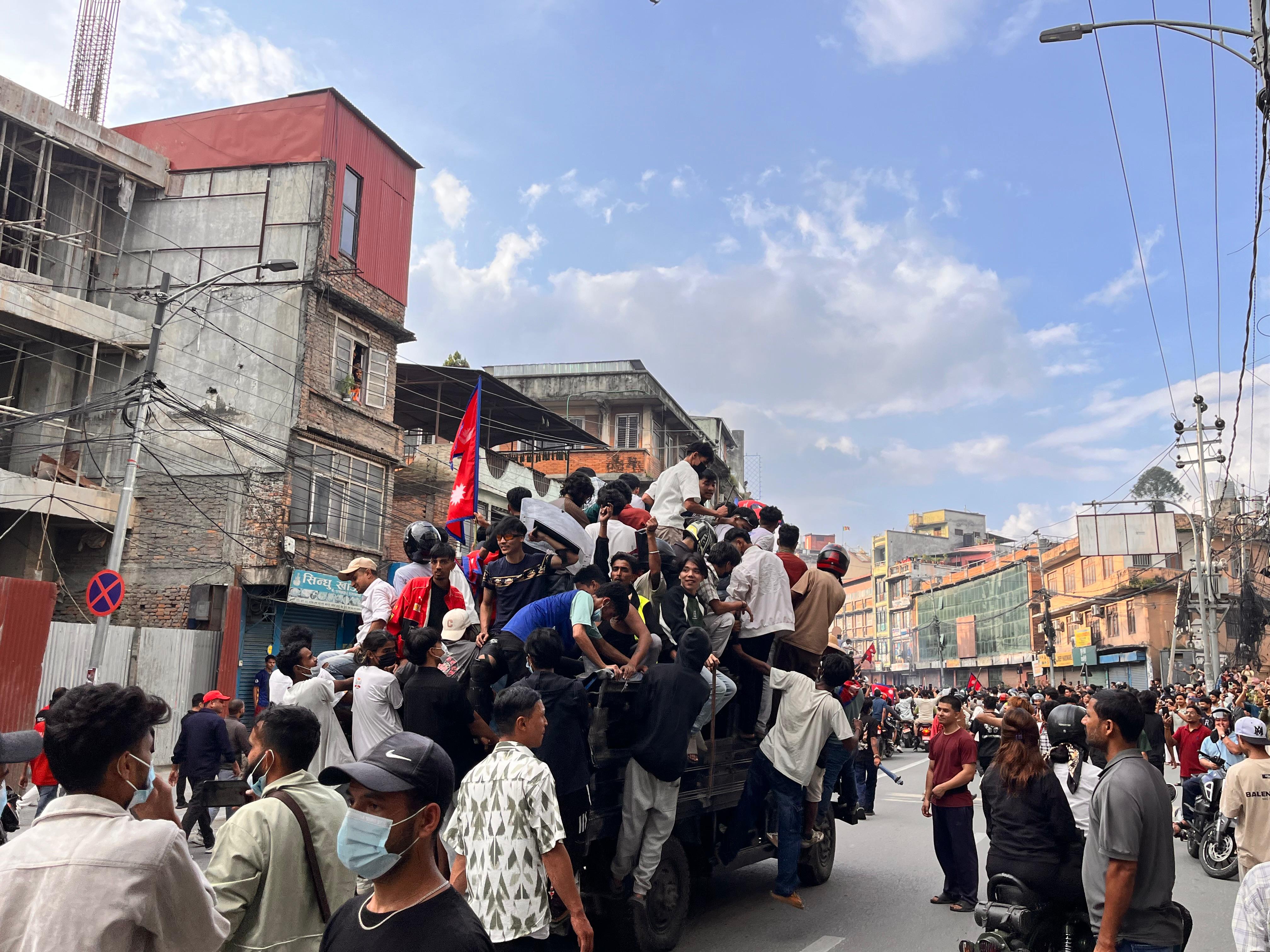 Nepal Gen Z victory parade