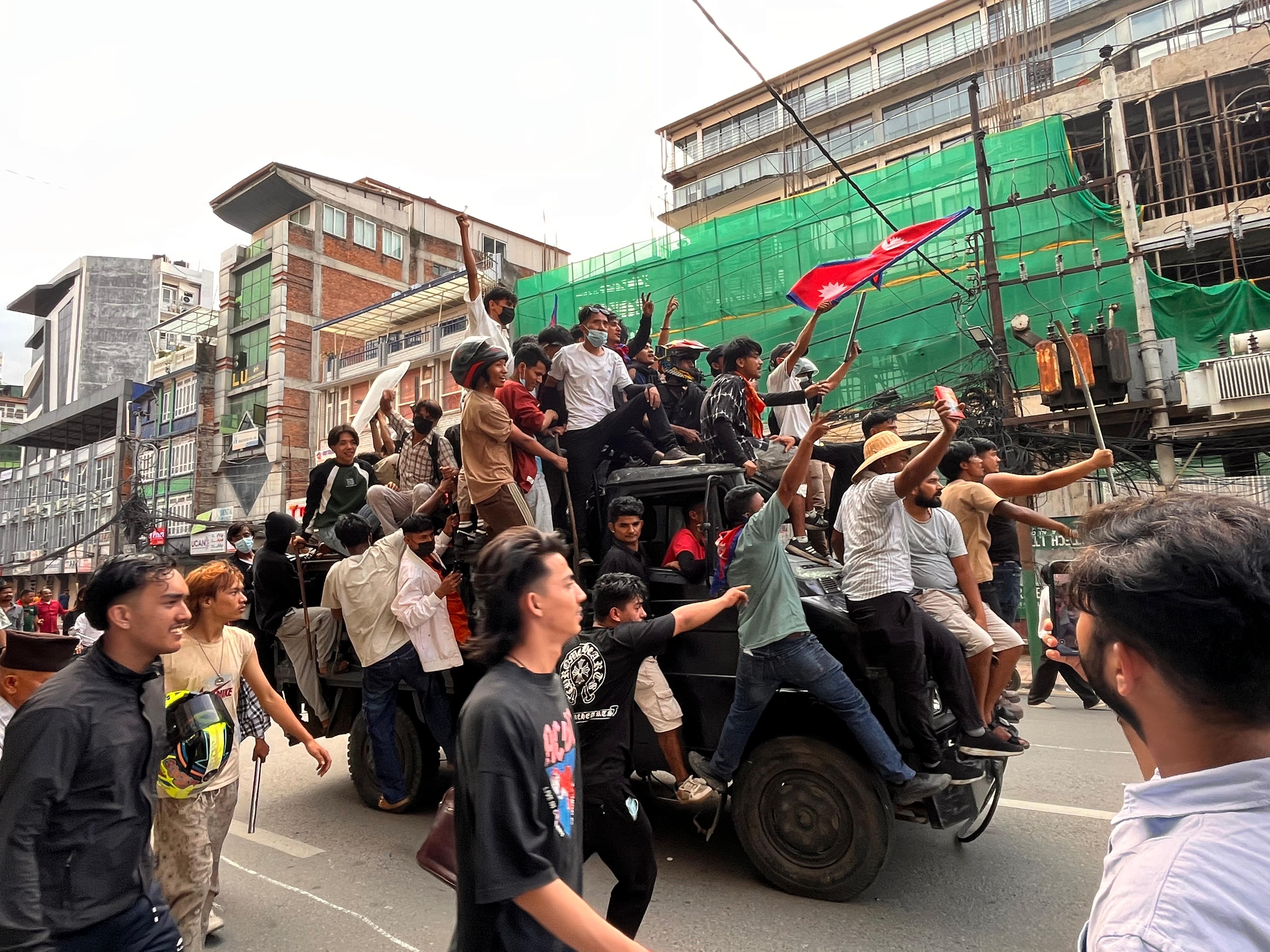 Nepal Gen Z victory parade