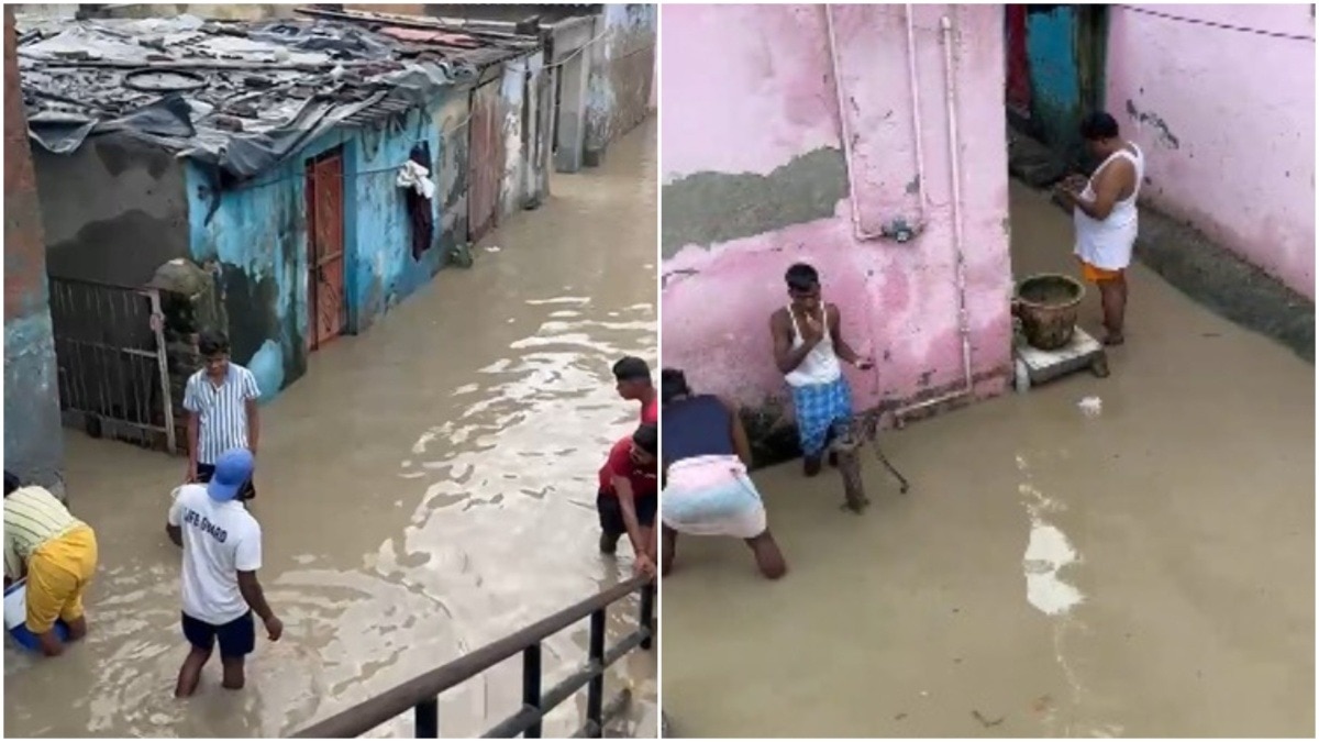 Flood in Delhi's Yamuna Vihar area (Photo-ITG)