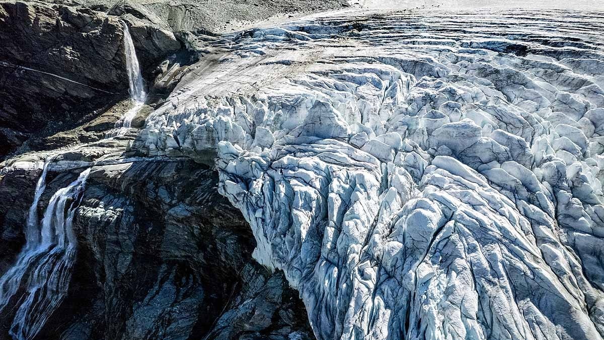 Switzerland Glacier Melt