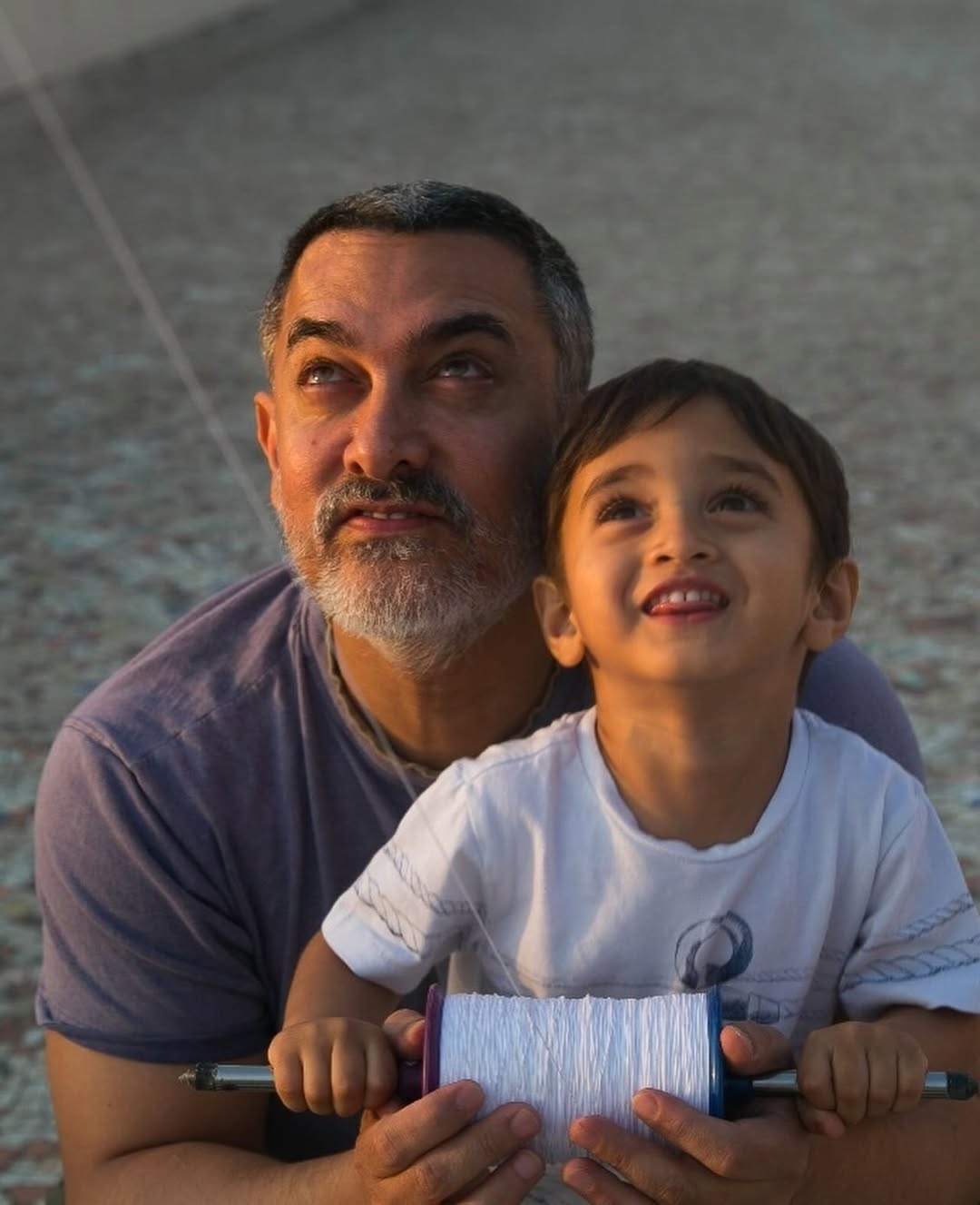 आमिर खान और बेटा आजाद