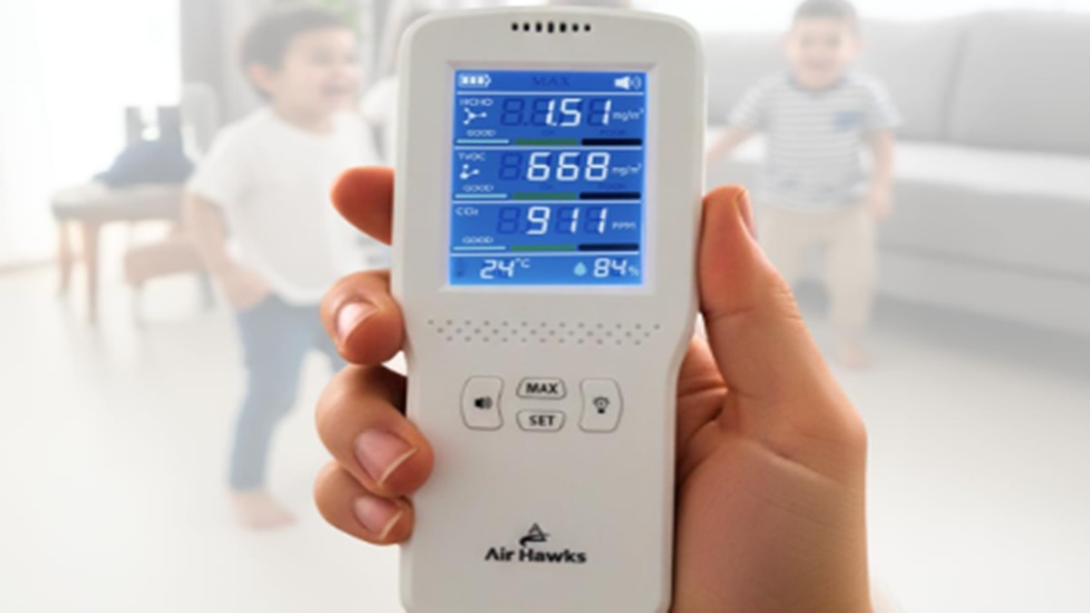 पोर्टेबल एयर क्वालिटी मीटर 