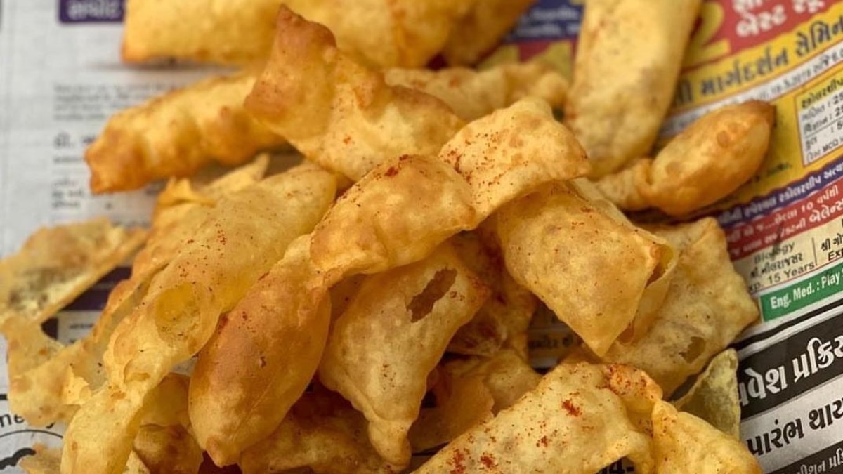 It’s a fried snack of Gujarati