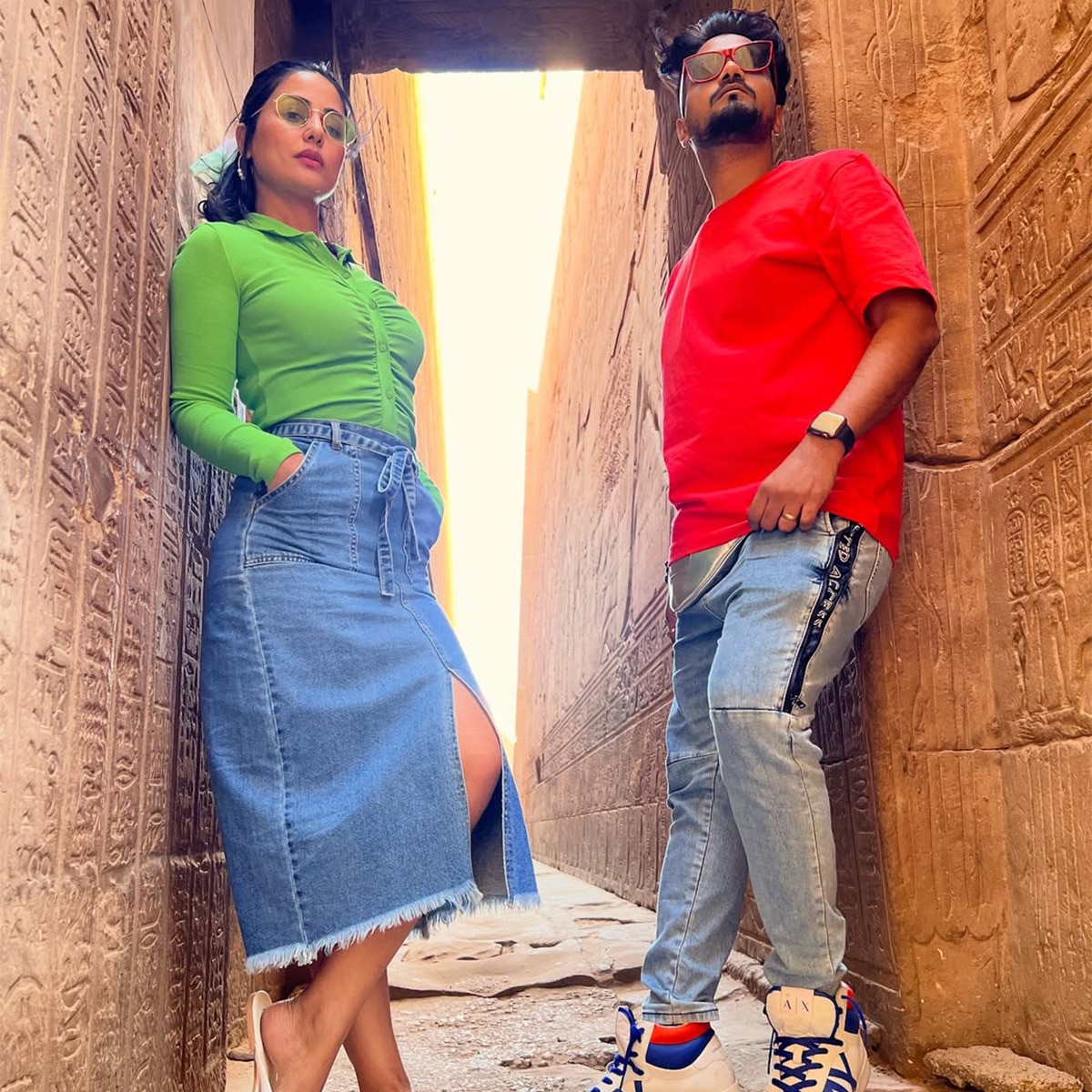 हिना खान, रॉकी जायसवाल (Photo: Instagram @rockyj1)