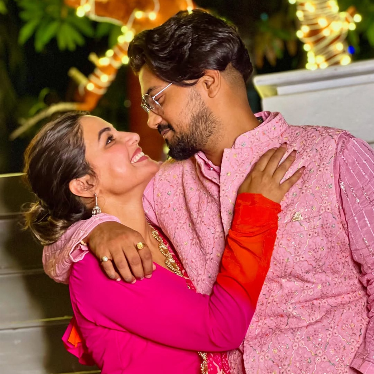 हिना खान, रॉकी जायसवाल (Photo: Instagram @rockyj1)