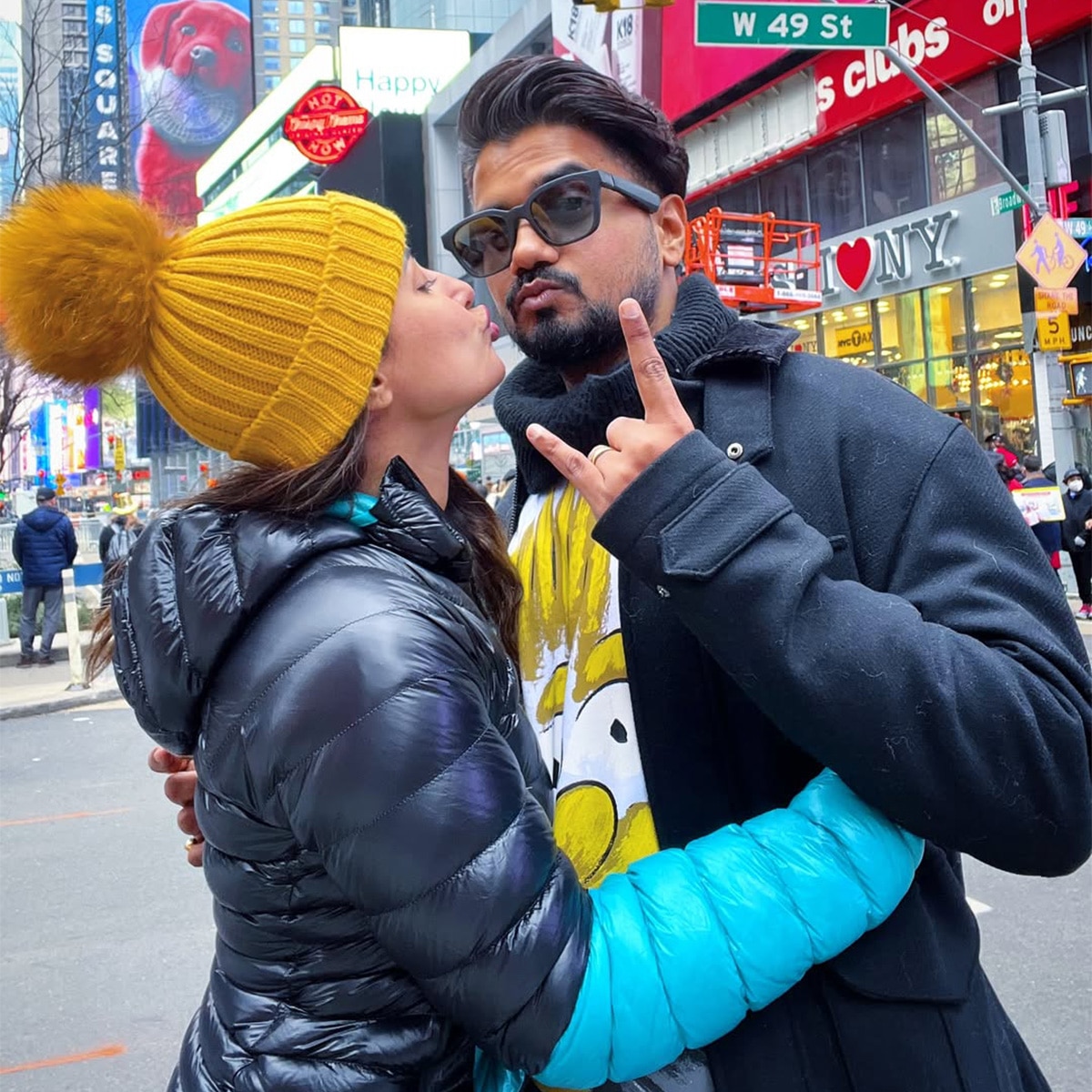 हिना खान, रॉकी जायसवाल (Photo: Instagram @rockyj1)