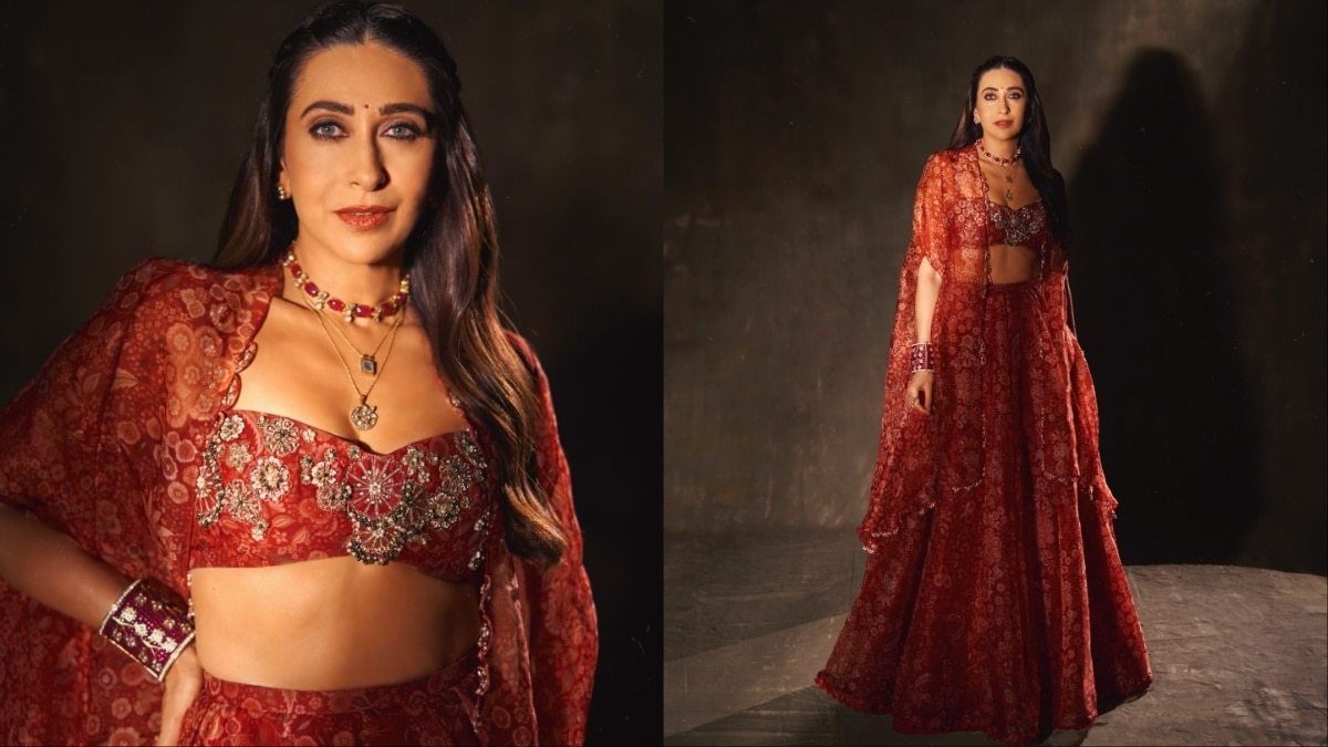 Karisma Kapoor’s red lehanga 