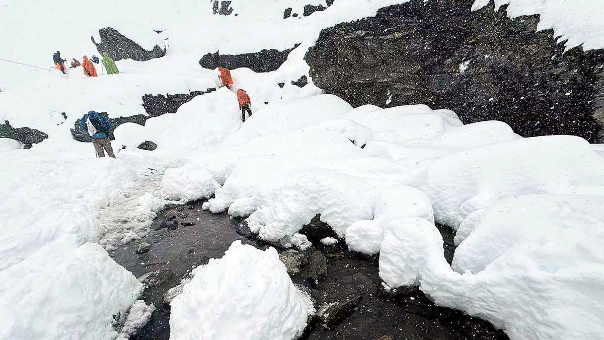 Tibet Everest blizzard