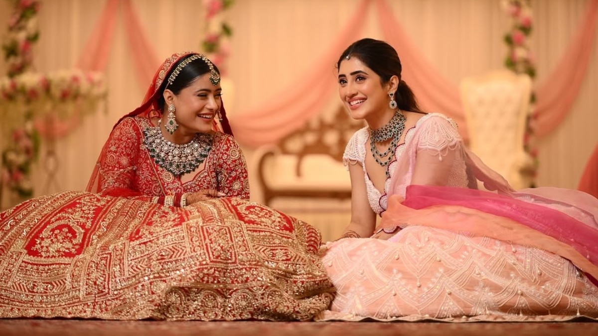 Actress shivangi joshi at sister wedding