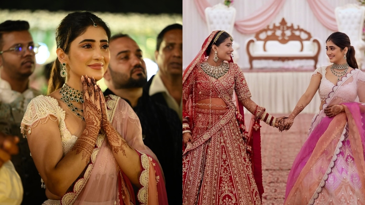 Actress Shivangi Joshi with sister