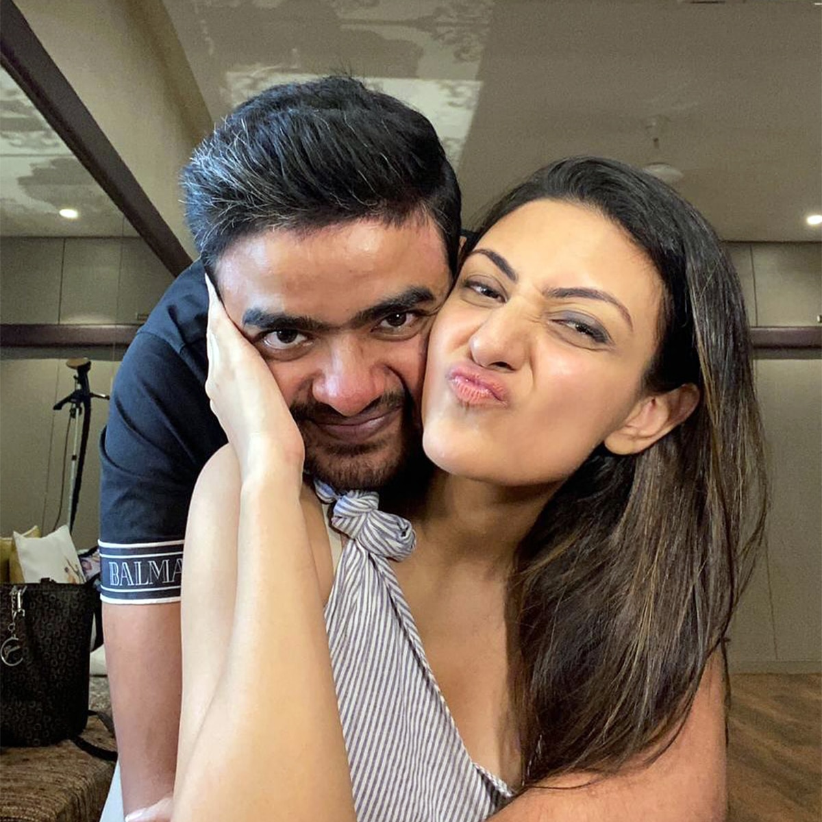 सिद्धार्थ चोपड़ा, नीलम उपाध्याय (Photo: Instagram @siddharthchopra89)