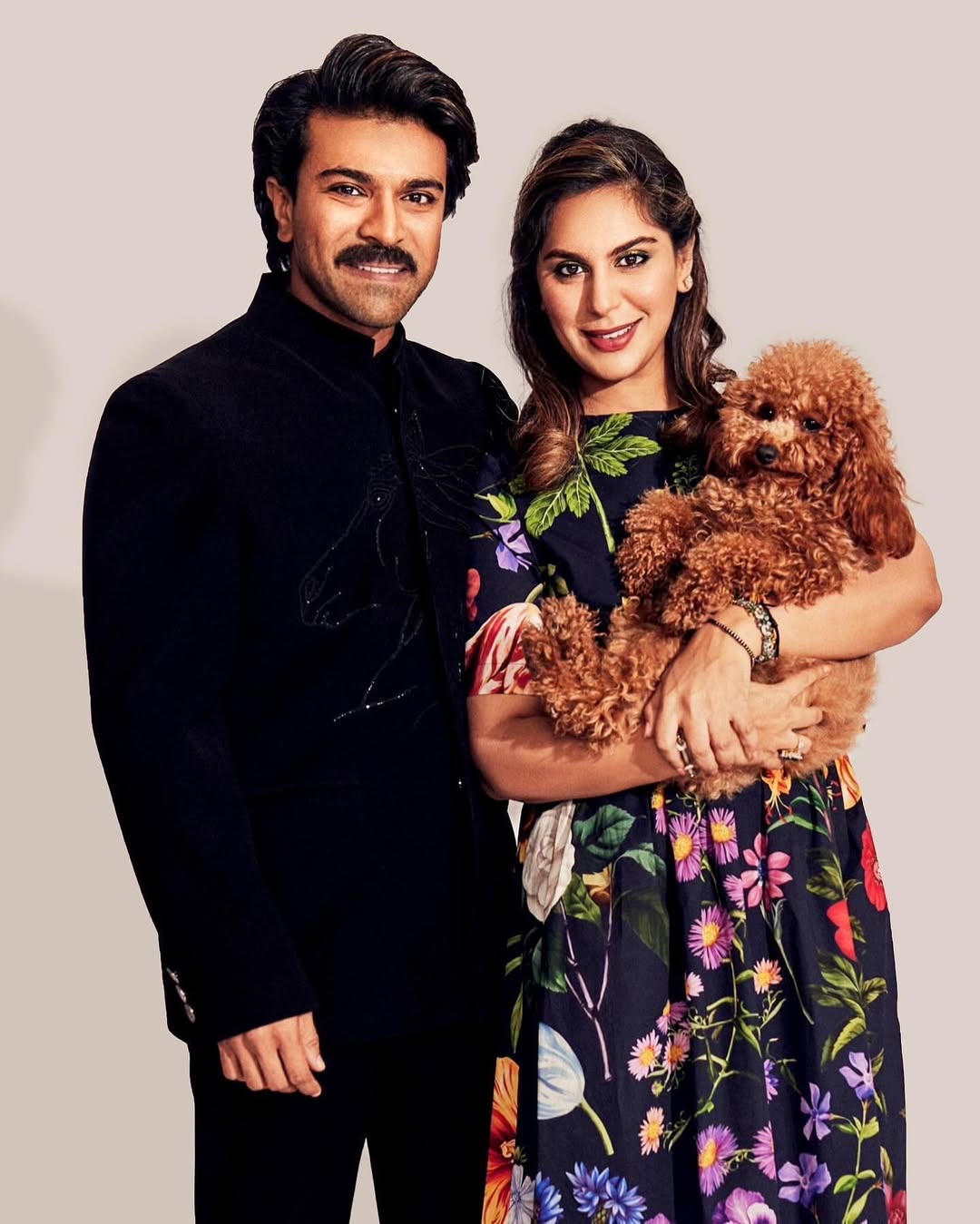 Ram charan and wife Upasana Kamineni