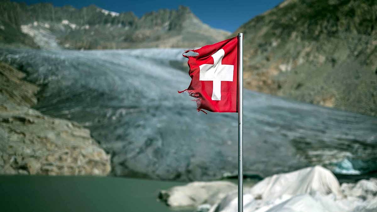 Switzerland Glacier Melt
