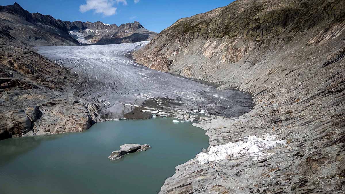 Switzerland Glacier Melt