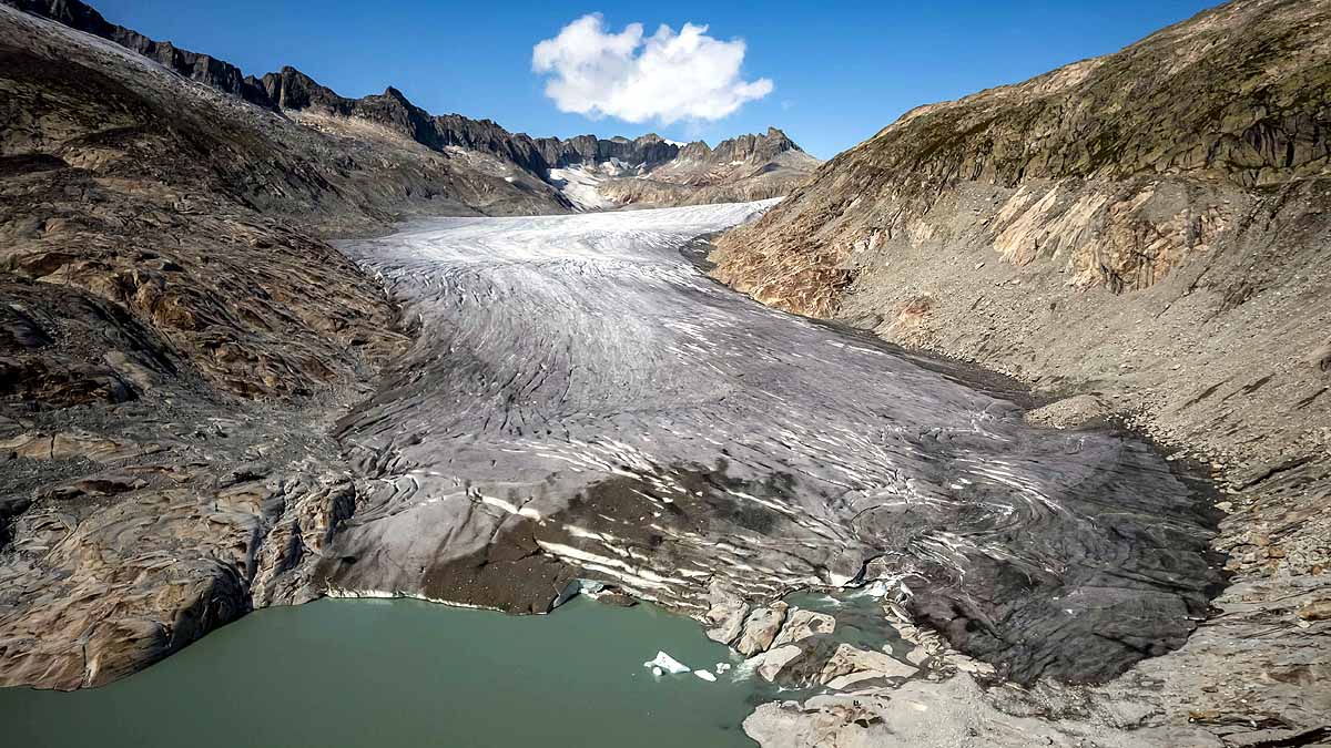 Switzerland Glacier Melt