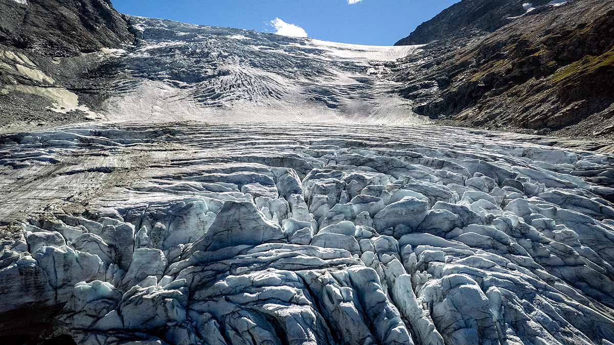 Switzerland Glacier Melt