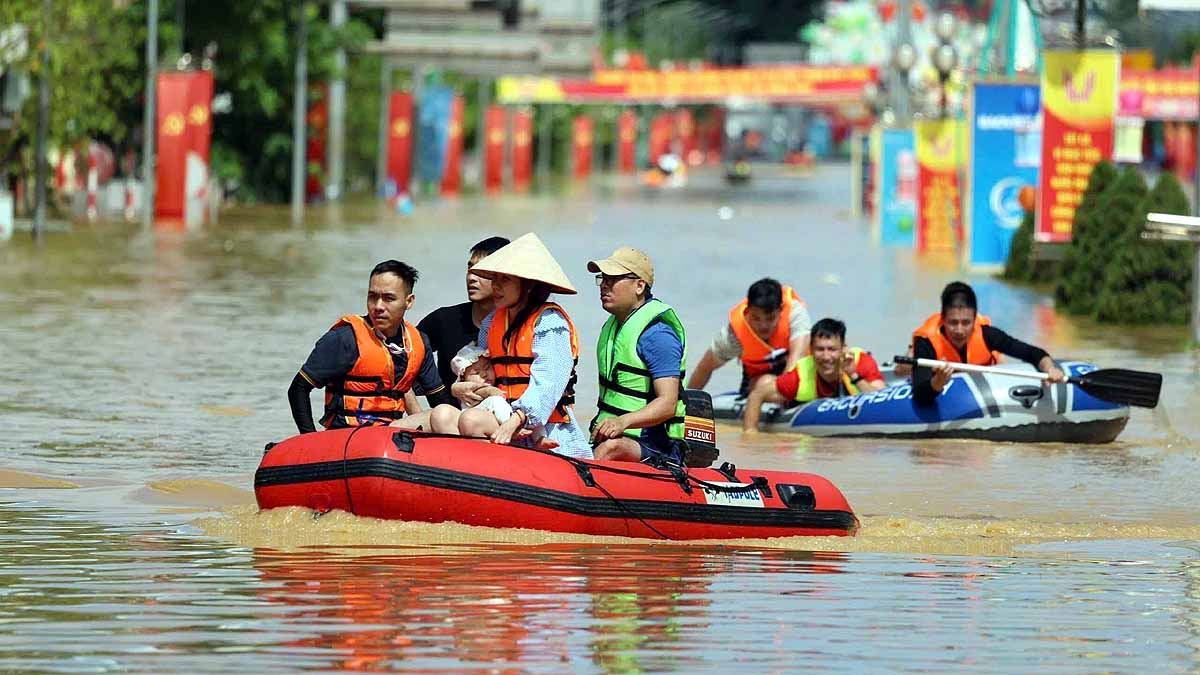 Vietnam historic flooding  