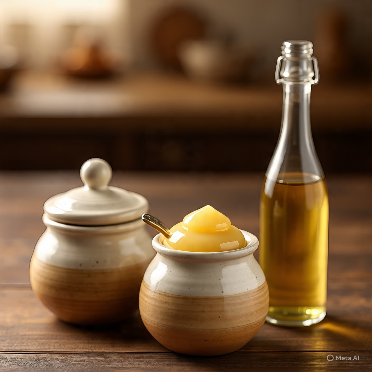 desi ghee vs olive oil (Photo: AI generated)