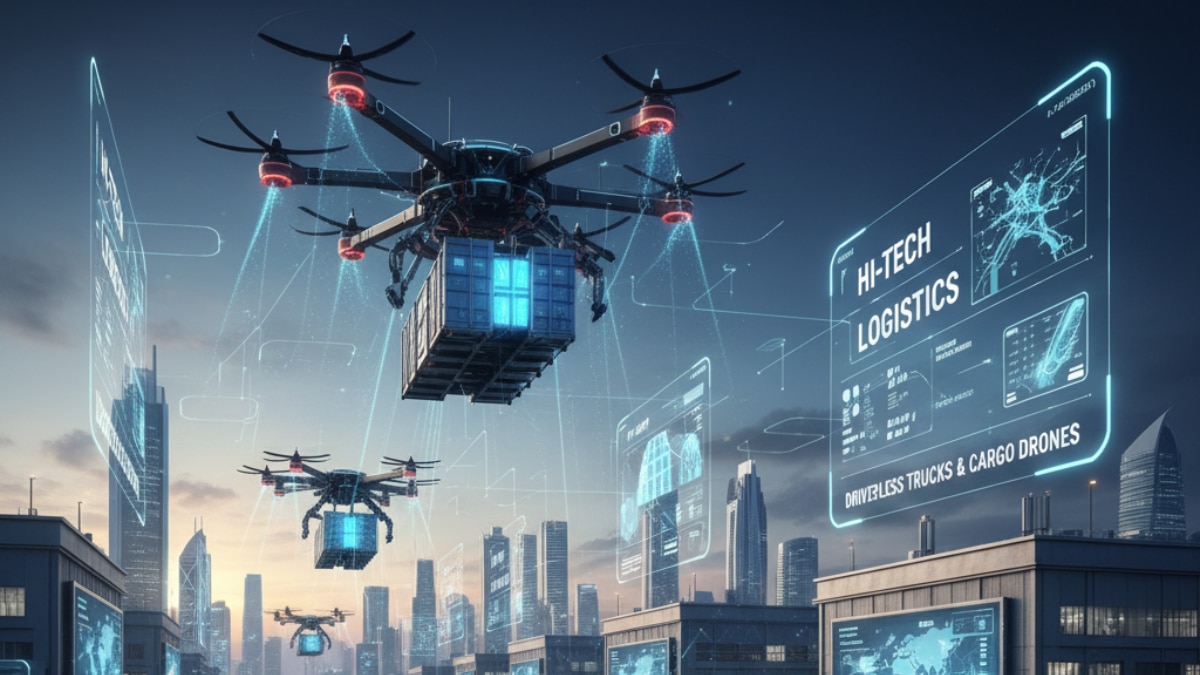 लॉजिस्टिक्स भी होने वाला है हाई-टेक  Sinaha Technology के साथ समझौते के बाद ड्राइवरलेस ट्रक और भारी सामान उठाने वाले कार्गो ड्रोन्स लॉजिस्टिक्स सेक्टर को एक नई रफ़्तार देंगे.