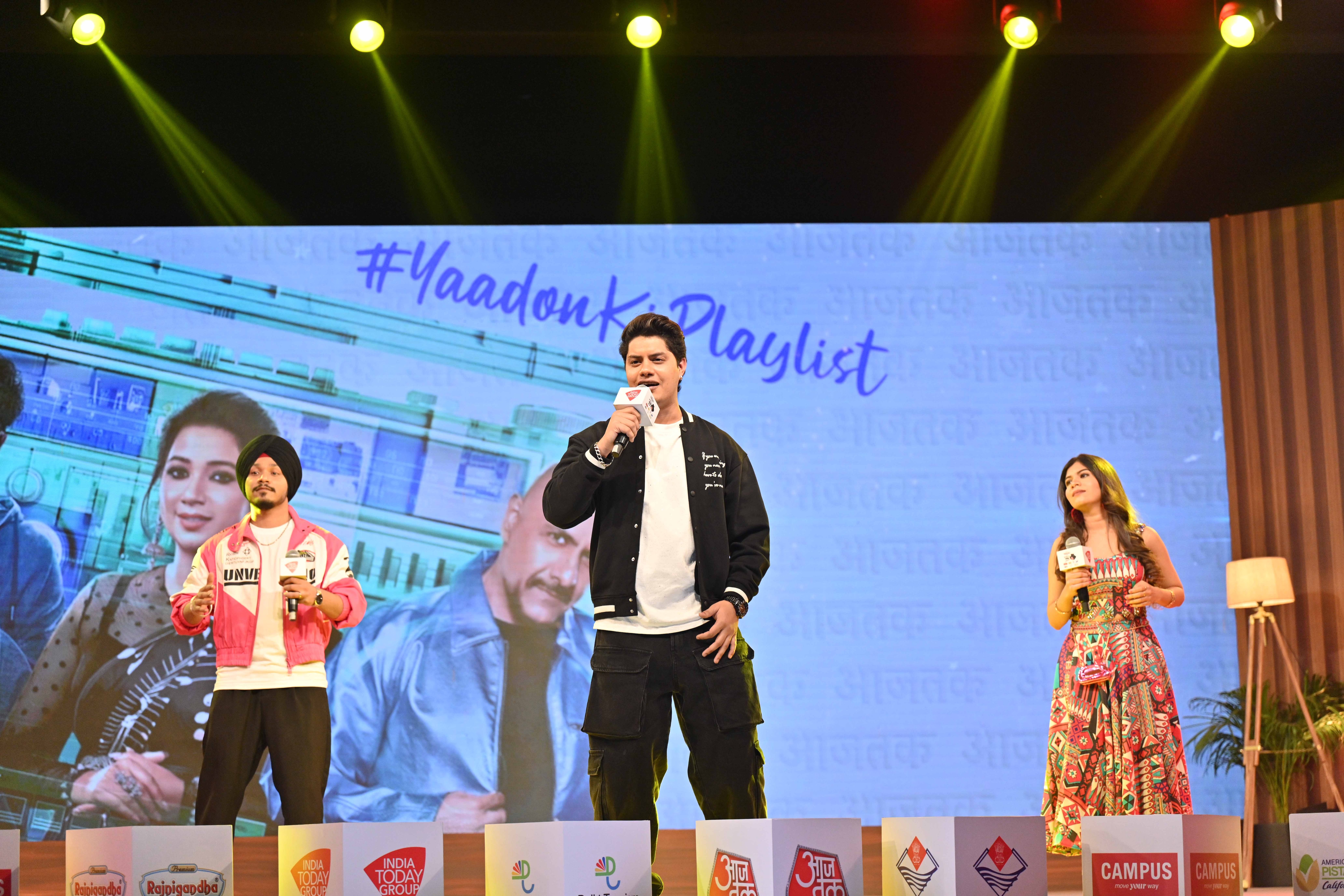 Indian Idol Contestants at Sahitya Aajtak