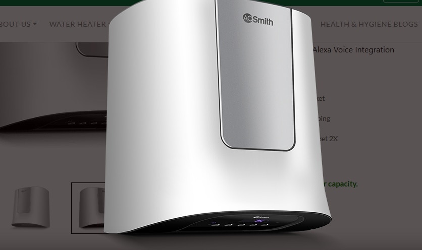 AO Smith का वॉटर हीटर 