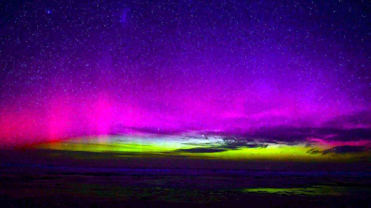 Auroras Solar Storm