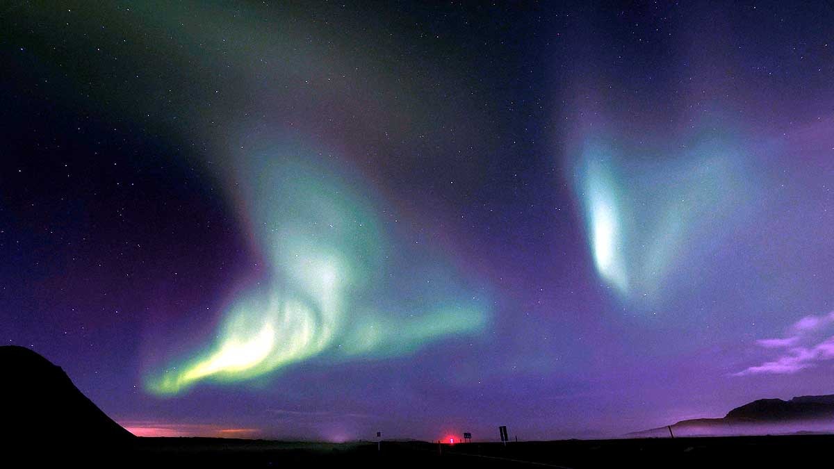 Auroras Solar Storm