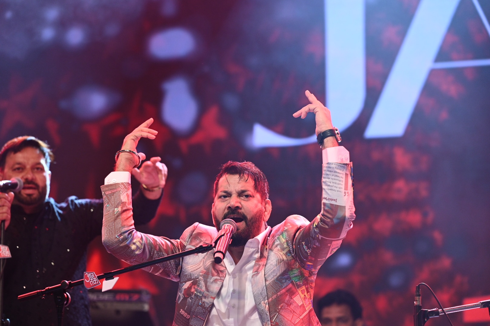 Singer Jasbir Jassi at Sahitya Aajtak 2025 