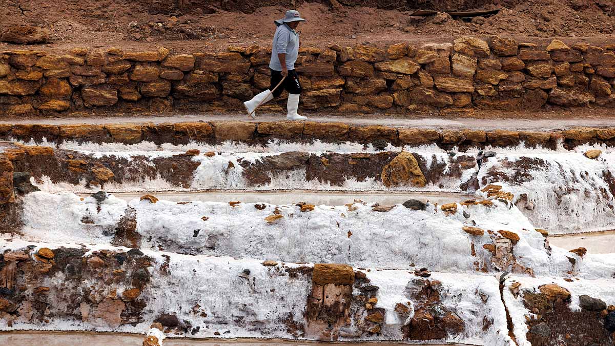 Peru Andes Salt Ponds