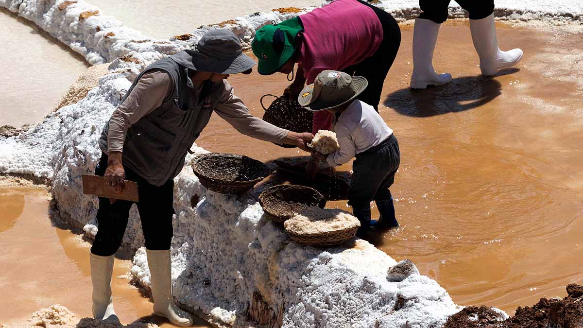 Peru Andes Salt Ponds