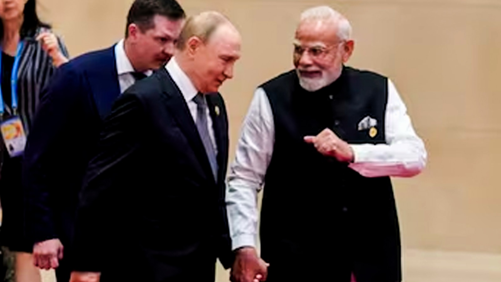 प्रधानमंत्री नरेंद्र मोदी और रूसी राष्ट्रपति व्लादिमीर पुतिन 