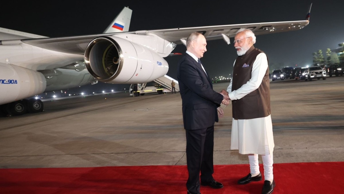 putin india visit pm modi welcome