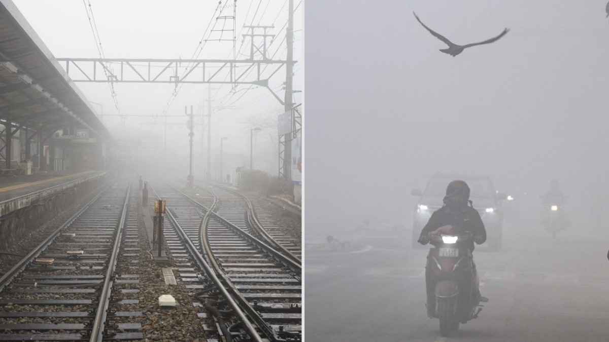 Low Visibility due to fog and smog (Photo-PTI)