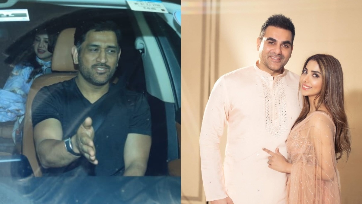 Mahendra Singh Dhoni Arbaaz Khan reaches panvel farmhouse for Salman khan birthday celebration