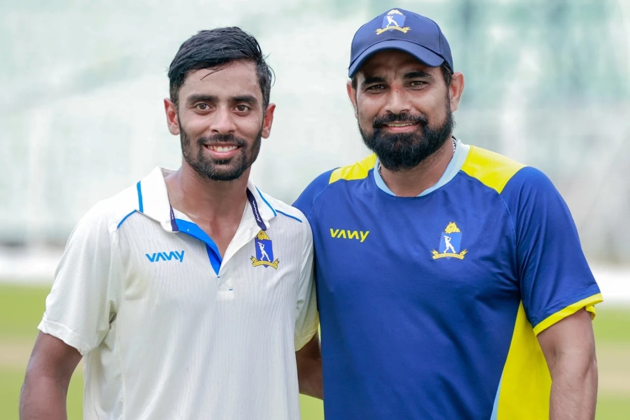 abhimanyu easwaran and mohammed shami