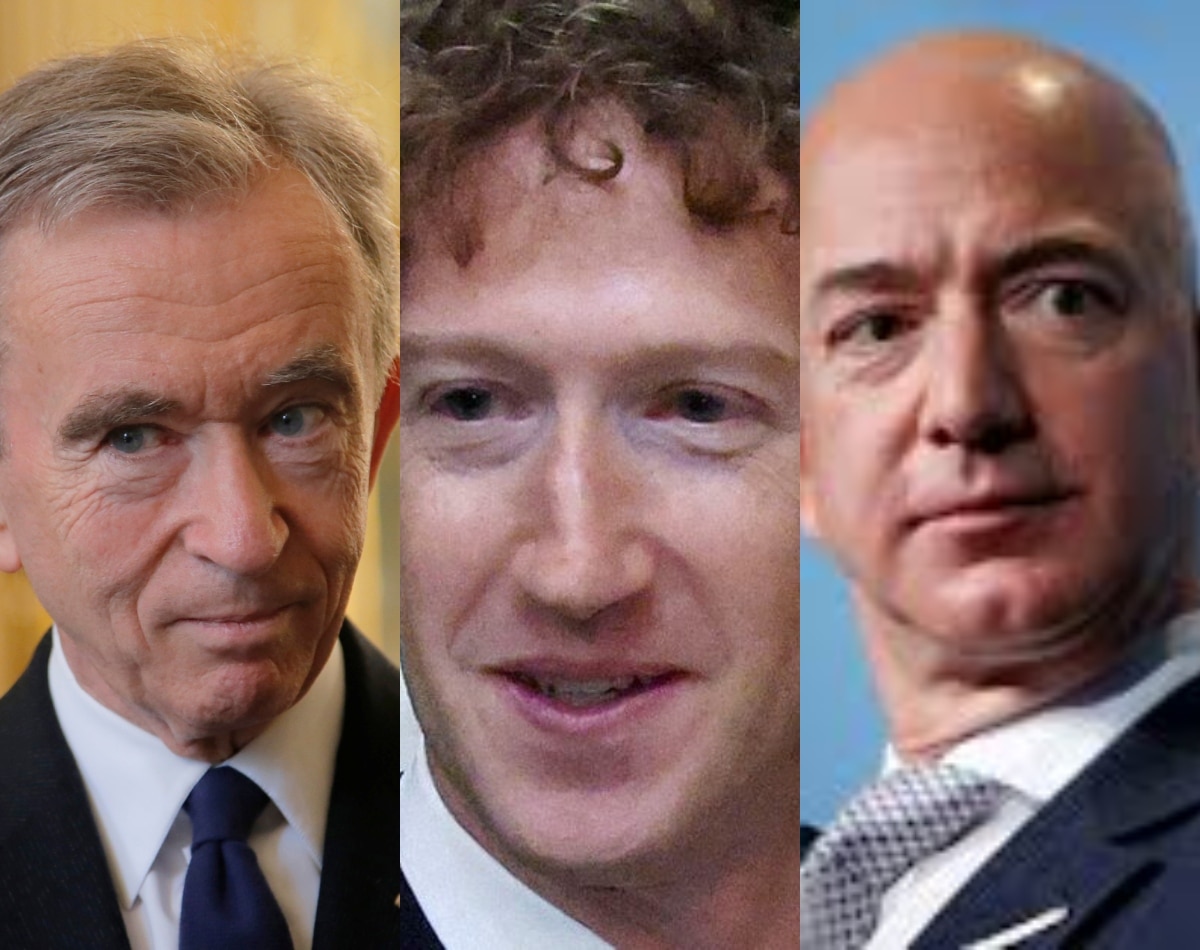 जुकरबर्ग-बेजोस और बर्नाड की संपत्ति