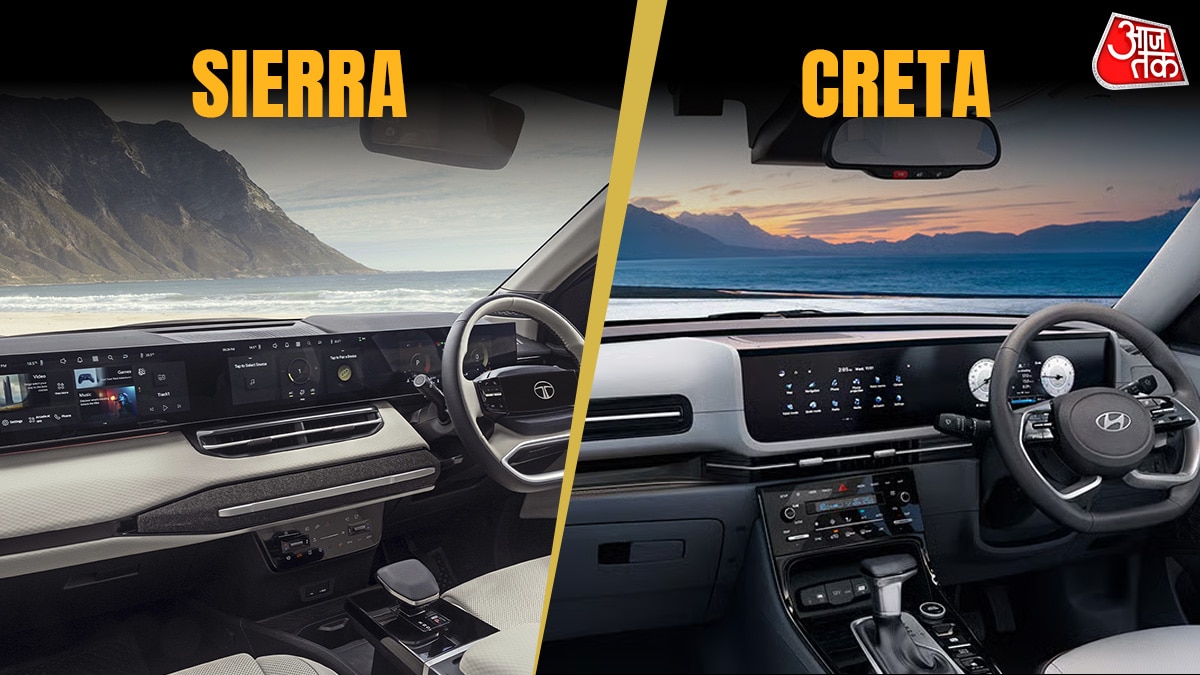 Tata Sierra vs Hyundai Creta Cabin Features