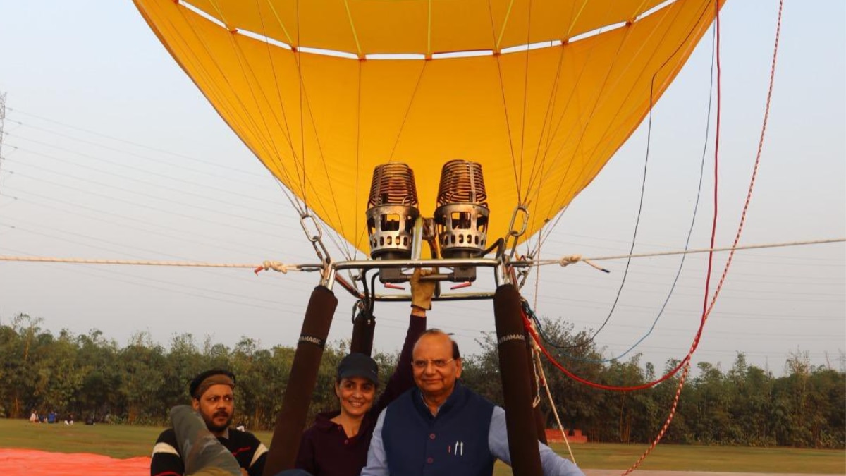 Amazing view of Yamuna Riverfront