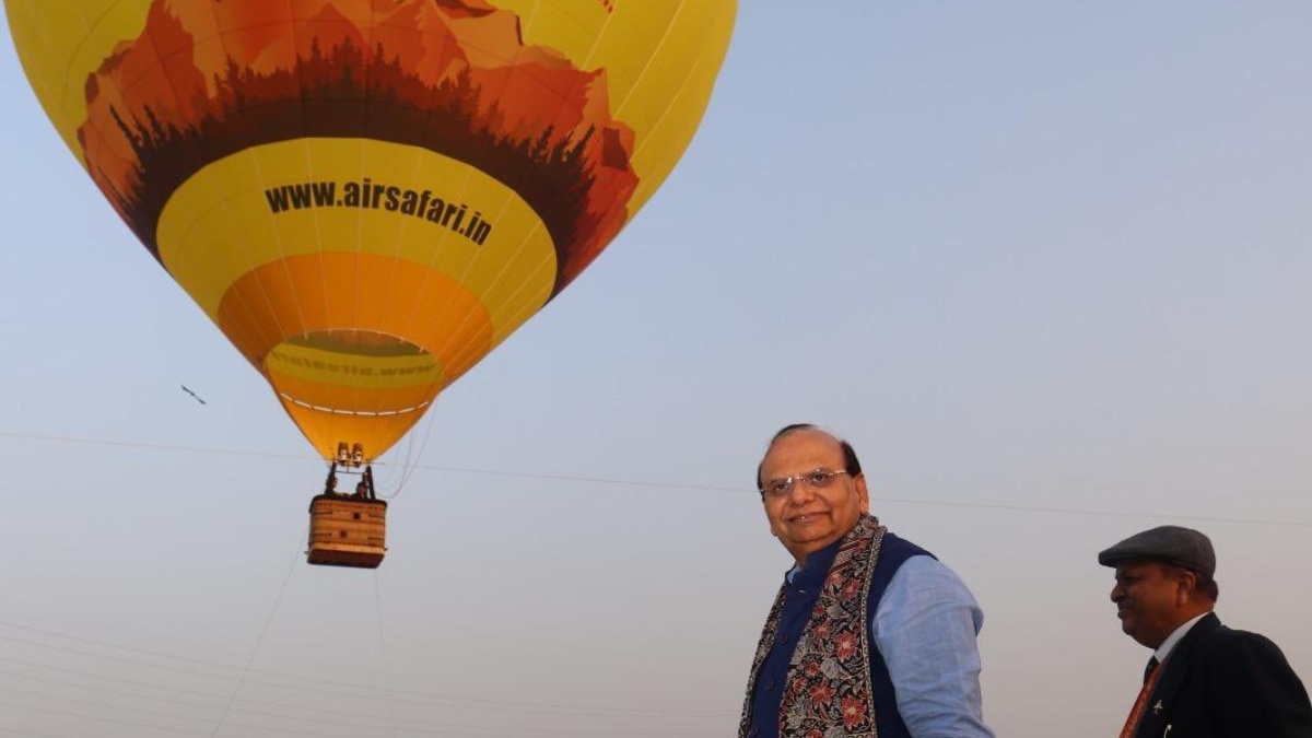 Yamuna sports complex balloon rides