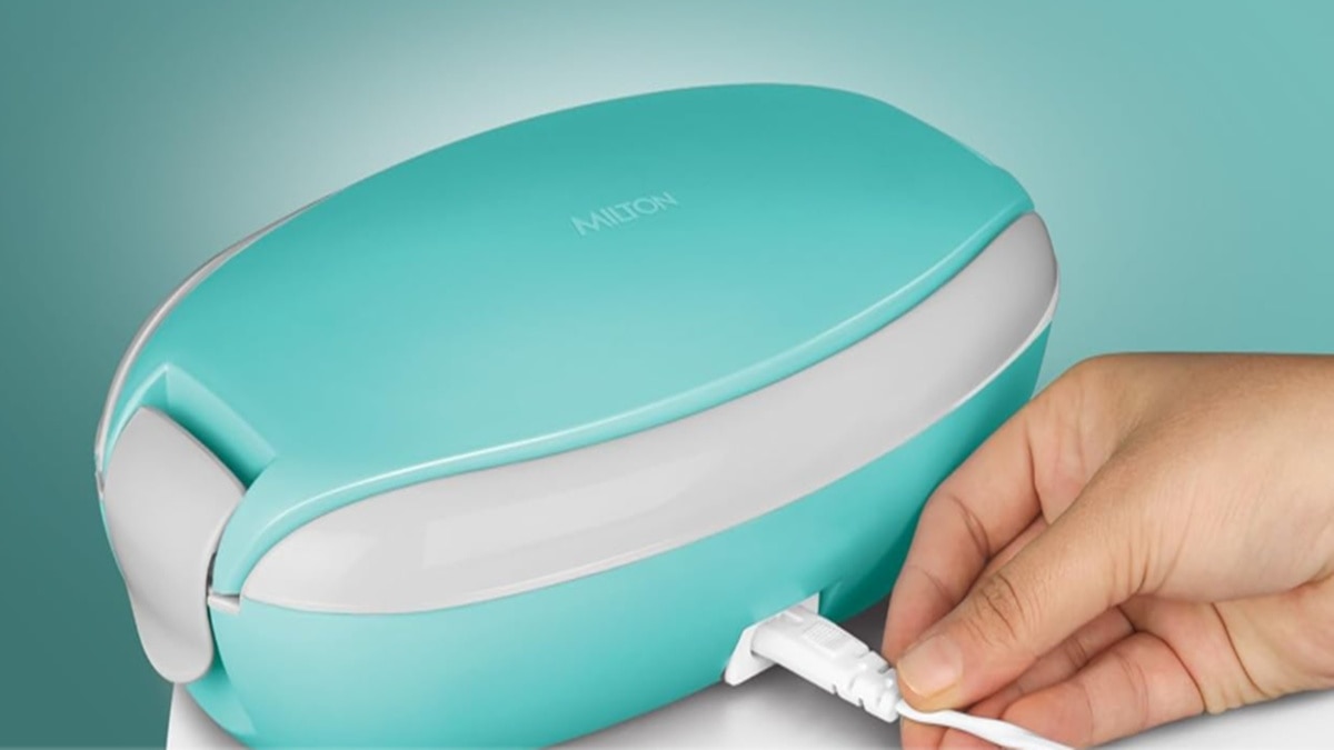 MILTON का कॉम्पैक्ट इलेक्ट्रिक टिफिन